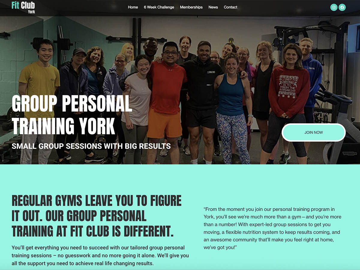 SEO Services UK for Fitness Website - Gym Website with SEO Optimization